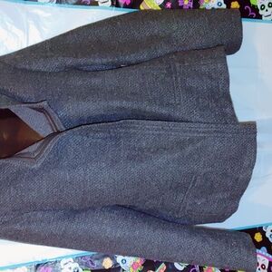Banana Republic Gray Wool Blazer Size 14